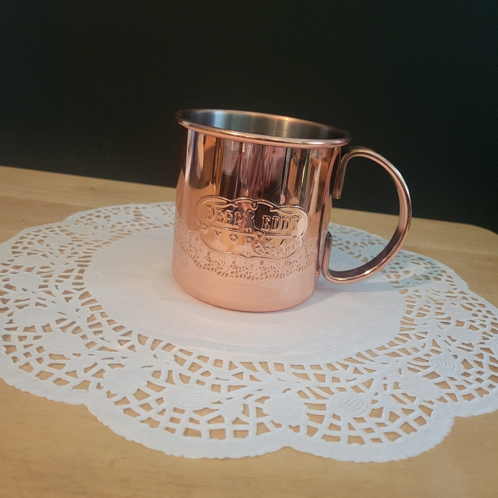 Copper Moscow Mule Mug Deep Eddy Vodka